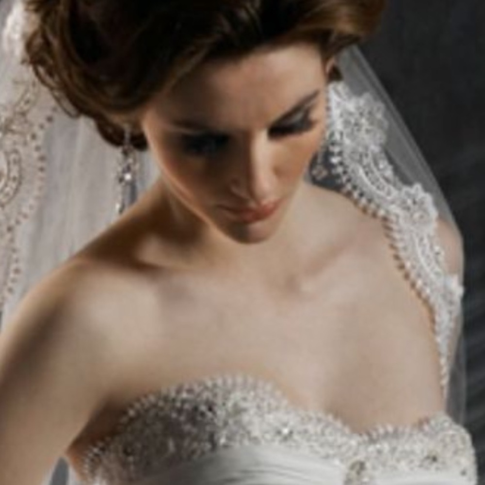 Maggie Sottero matching boutique VEIL to Odessa Wedding gown.
